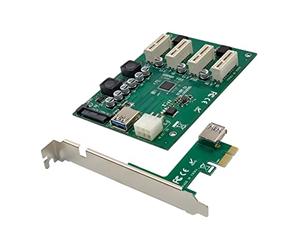 Conceptronic PCI Express Card PCIe x1 to 4 Expan.Kit - PCI