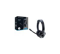 HEADSET CONCEPTRONIC POLONA CONEXION JACK 3.5MM MICROFONO FLEXIBLE CONTROL DE VOLUME COLOR NEGRO