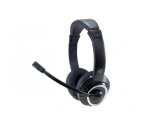 Conceptronic POLONA02BA auricular y casco Auriculares Alámbrico Diadema Juego Negro