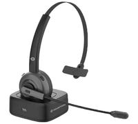 Conceptronic POLONA03BD auricular y casco Auriculares Inalámbrico Diadema Oficina/Centro de llamadas Bluetooth Base de carga Negro