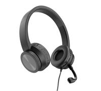 HEADSET CONCEPTRONIC POLONA05B CONEXION USB-C MICROFONO FLEXIBLE CONTROL VOLUMEN REDUCCION DE RUIDO