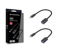 Adaptador Usb Tipo C A Usb Tipo A Conceptronic 20Cm/ Macho-Hembra/ Pack 2 Unidades