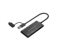 Conceptronic - StreamVault BIAN03B lector de tarjeta USB 3.2 Gen 1 (3.1 Gen 1) Type-A Negro