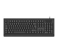 Conceptronic Teclado USB con lector de tarjetas de identificación inteligente, diseño de TI, color negro