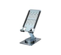 Conceptronic Soporte para teléfono móvil THANA08G – Plegable, giratorio 360°, altura ajustable
