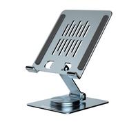Conceptronic Tableta plegable multimedia THANA09G gris giratorio 360° altura ajustable diseño robusto