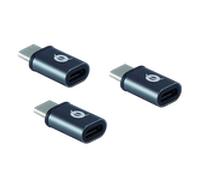 Conceptronic Donn Adaptador USB-C OTG a Micro USB 3x Unidades