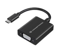 Adaptador usb tipo c a vga conceptronic 10.8cm - macho - hembra - negro