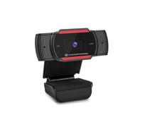 Conceptronic AMDIS 1080P FHD cámara web 1920 x 1080 Pixeles USB 2.0 Negro, Rojo