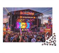 Concert Puzzle 1000 Pieza Reciclable Donington Music Festival Puzzles Accesorios de Juego Puzzle Divertido y Desafiante Juego Familiar Excelente Idea de Regalo 52x38cm/1000pcs