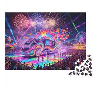 Concert Puzzle for Adultos 1000Piezas Reciclable Papel Las Vegas Music Festival Puzzles Educativo Game Challenge Ideal for Family and Friends Gifts 70x50cm/1000pcs