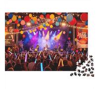 Concert Puzzle para Adultos 1000 Piece Recycled Montreux Music Festival Puzzles para Elderly Impossible Hard Difficult Desafiante Excelente Regalo Idea para Women 70x50cm/1000pcs
