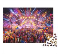 Concert Puzzles 1000 Piezas Papel Reciclado Donington Music Festival Adulto Jigsaws Desarrollo de la Inteligencia de Niños y Niñas Juego Educativo para la Familia 38x26cm/1000pcs
