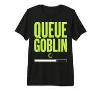 Concert Queue Goblin Ticket Humor Camiseta Premium