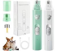 Concertchop Dog Nail Grinder, Concertchop Nail Trimmer, Pet Paws Grooming Smoothing Tool, 3 Grinding Modes & 2 Levels, Ultra-Quiet Operation, USB Rechargeable, for All Dogs & Cats (Mix)