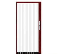 Concertina - Kit de rieles plegables para puerta corrediza, ahorro de espacio, solución a prueba de mascotas para pasillos, guardarropas, privacidad de cocina