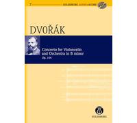 Concerto B Minor Op. 104 B 191 Poche+CD: For Cello and Orchestra (Eulenburg Audio+Score)