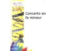 Concerto En Fa Mineur - Book