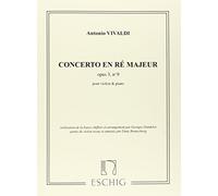 Concerto en re majeur op.3, n 9 violon-livre +partition