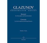Concerto for Alto Saxophone Op.109 (Full Score)