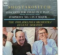 Concerto For Cello In E Flat, Op. 107/Symphony No. 1 In F Major, Op. 10