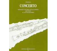 Concerto for Oboe and Strings: arranged for oboe (or Bb clarinet) and piano. oboe and strings. Réduction pour piano avec partie soliste.