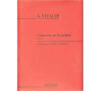 Concerto FVI/1 (RV442, Op.10/5) in F major for Flute and Piano