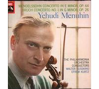 Concerto In E Minor Op. 64 / Concerto No.1 In G Minor Op.26 - Felix Mendelssohn-Bartholdy, Max Bruch, Walter Susskind, Efrem Kurtz, Philharmonia Orchestra, Yehudi Menuhin LP