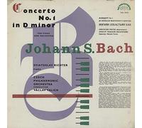 Concerto No. 1 In D Minor For Piano And Orchestra / Concerto No. 1 In A Minor For Violin And Orchestra - Johann S. Bach*, Czech Philharmonic Orchestra*, Sviatoslav Richter, Václav Talich, Libor HlaváÄek, ZdenÄ›k Chalabala LP