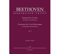 Concerto No.5 in E-flat major Op.73 for Piano (Full Score)