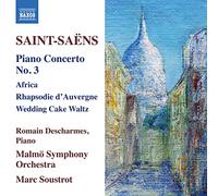 Descharmes, Romain - SAINT-SAËNS, C.: Piano Concertos, Vol. 2 - No. 3 / Rhapsodie d'Auvergne / Africa / Caprice-Valse (Descharmes, Malmö Symphony, Soustrot)