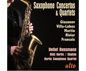Concertos et quatuors pour saxophone. Bensmann.
