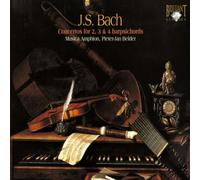 Concertos Pour 2, 3 & 4 Clavecins [CD de audio] Pieter-Jan Belder and Johann Sebastian Bach