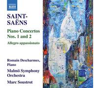 Romain Descharmes – Saint‑Saëns: Conciertos para piano nº 1 y 2, Vol. 1 – CD – Naxos