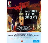 Concerts du Festival de Salzbourg. Boulez, Barenboim, Harnoncourt, Rattle, Parra.