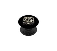 Concerts Is Therapy Festival Rock Metal Live Energy PopSockets PopGrip Adhesivo
