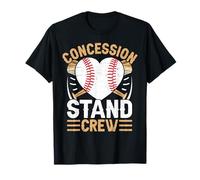 Concession Stand Crew Baseball Game Snack Food Fan Coach Camiseta