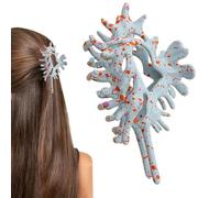 Conch Claw Clip, Creative Cute Women's Non Slip Hair Accessor Perfect for Wedding, Vacation, Daily Wear, Sports, Parties, Elegant Beachy Stylish Clip, 4.53 inches, Sturdy Design