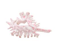 Conch Claw Clip, Decorative Hairclip, Secure Hold Lightweight Abs Material Stylish Grip Elegant Look Compact, Beach Hair Claw for Women Fashion Stye Outfit, 4.53Inches, Pink, Blue, Coffee, Hot Pink