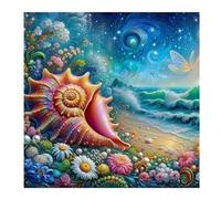 Conch Flower Sky Jigsaw Puzzle 90 Pieces 30x30cm/12x12inch, Difficult Jigsaw Puzzles for Adults 90, Beautiful Art Work, Great Festive Puzzle Gift for Men/Women