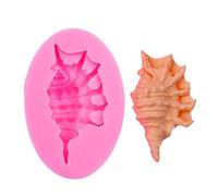 Conch Shell - Molde de silicona para manualidades de resina, no tick, Epoxy Tray Mold for Crafting Art Projects, Jewelry Making, Oceans Theme Decor, Candle Holders, Soap Casting, 1 pieza