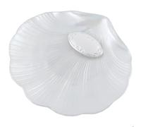 Concha Bautismo Placa Pesonalizable (Grabado inluido) 09314-4S (Nácar, Placa Bilaminada Cenefa)