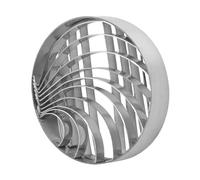 Concha Cutter - 2 Sided Stainless Steel Bread Stamp | Sandwich Bread Tool, Fondant Biscuits Cutters, Metal Concha Cutter Stamp Suitable For Baking Cake Craft