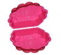 Concha de arena y agua 2 piezas o 1 pieza con accesorios (estrellas rosas, 2 piezas)