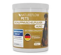 Concha de labios verdes para perros, ganador de la prueba, 250 g, polvo natural de mejillón de labios verdes para perros, apoyo a la función articular, mejillón de labios verdes para perros con alta