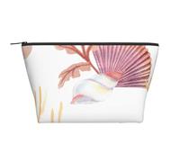 Concha de mar, Bolsa de artículos de tocador Bolsa de Maquillaje Bolsa de cosméticos Bolsa de artículos de tocador de Viaje portátil