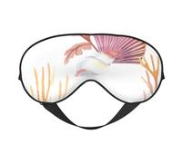 concha de mar, Cubreojos completos Antifaz bloqueador de luz Antifaz para dormir Antifaz suave con los ojos vendados Noche