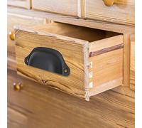 Concha de Tirón Antiguo, de Concha para Medicina, Estantería de Estantería de de, de Cáscara de Tracción Antigua, Muebles de Estilo Chino Semicircular (BLACK)