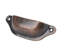 Concha de Tirón Antiguo, de Concha para Medicina, Estantería de Estantería de de, de Cáscara de Tracción Antigua, Muebles de Estilo Chino Semicircular (Color de bronce rojizo)