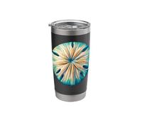 Concha marina de Sand Dollar Vaso térmico de acero inoxidable de doble pared